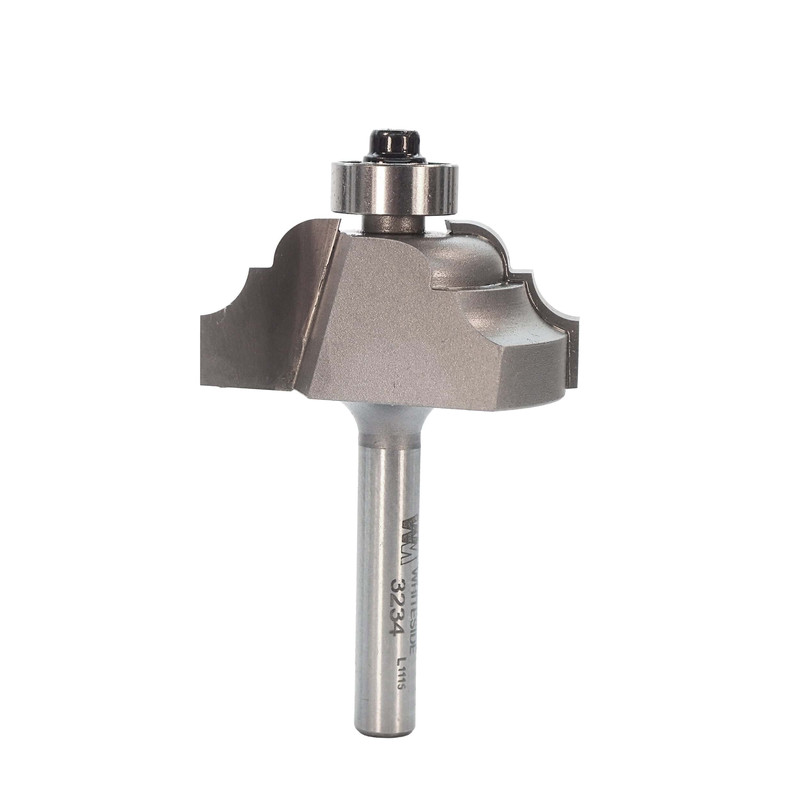 3234 Classical Pattern Router Bit 1/4" SH 3/16" R 1-1/2" D X 5/8" CL X 2-1/4" OL